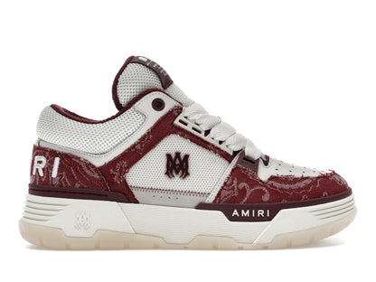 AMIRI MA-1 Bandana Denim Burgundy