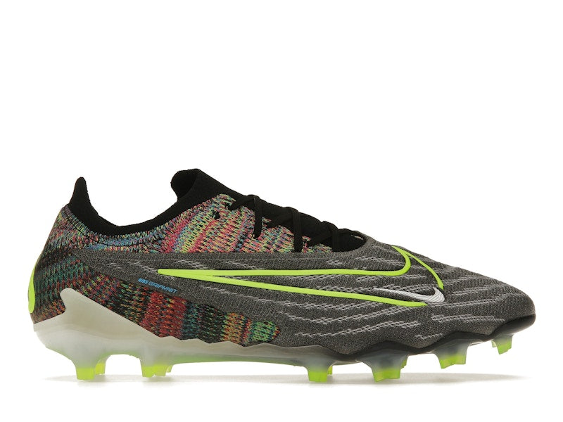 Nike Gripknit Phantom GX Elite Fusion FG Black White Blue Glow Volt
