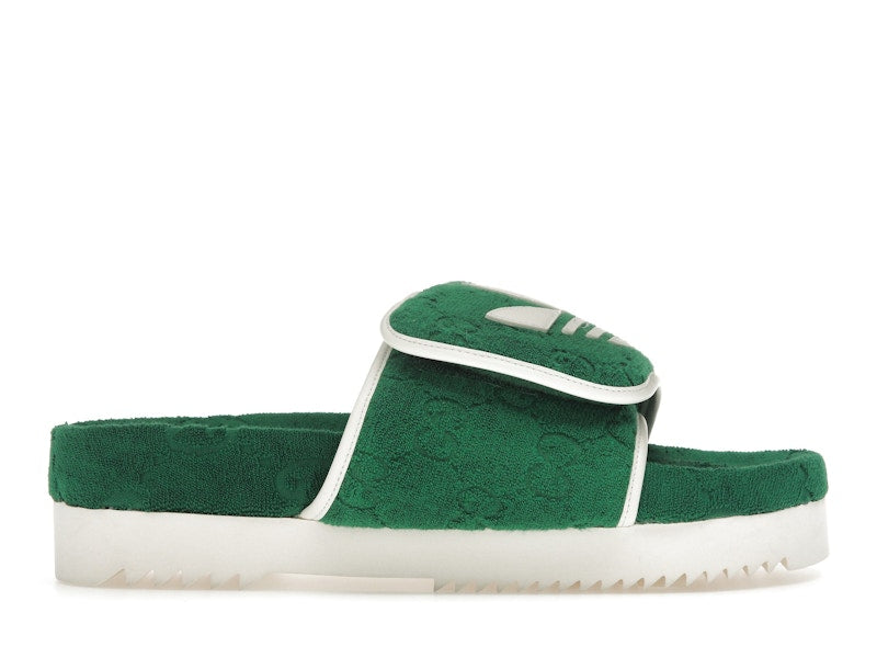 adidas x Gucci GG Platform Sandal Green