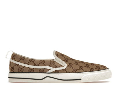 Gucci Tennis 1977 Slip On Beige Ebony