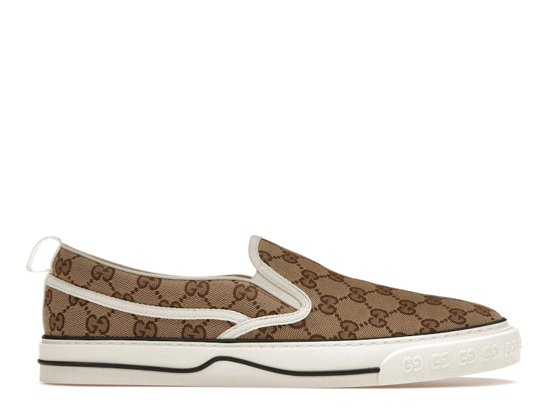 Gucci Tennis 1977 Slip On Beige Ebony