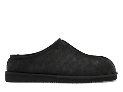 Kith Kithmas Monogram Shearling Slippers Black