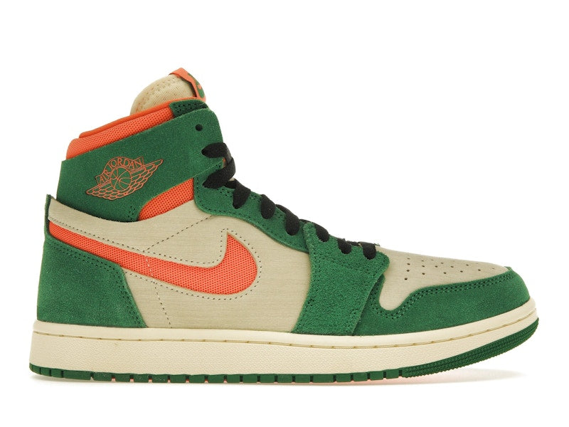 Jordan 1 High Zoom Air CMFT 2 Pine Green Orange Blaze (Women's)