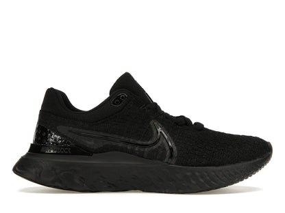 Nike React Infinity Run Flyknit 3 Triple Black (Women's)