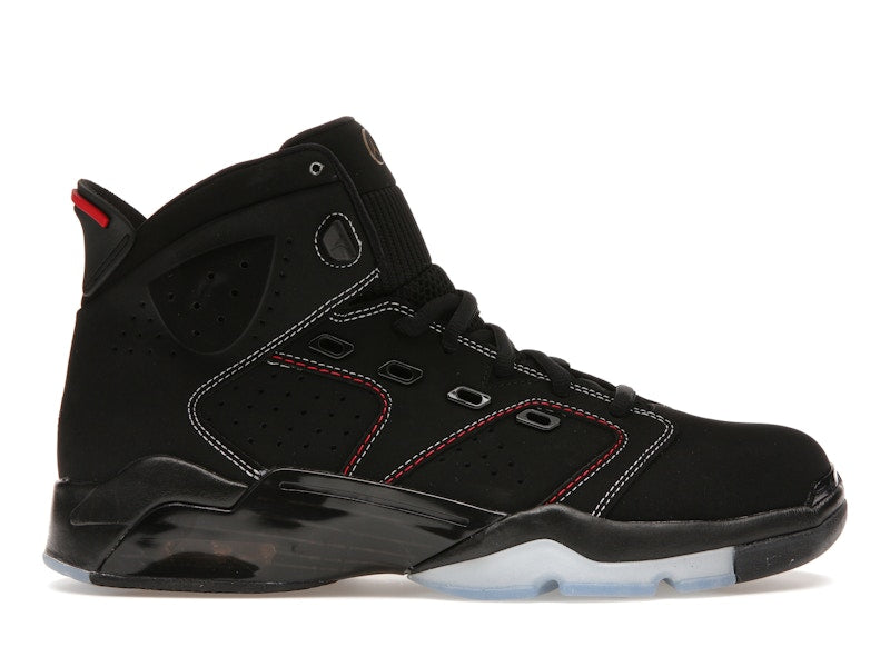 Jordan 6-17-23 Black White Red Contrast Stitching