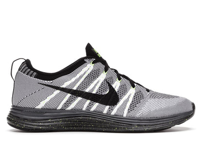 Nike Flyknit Lunar1+ White Black Volt