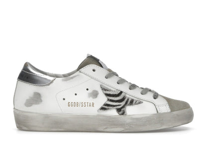 Golden Goose Super-Star Zebra Print Pony Skin Star (Women's)