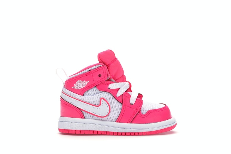 Jordan 1 Mid Hyper Pink White (TD)