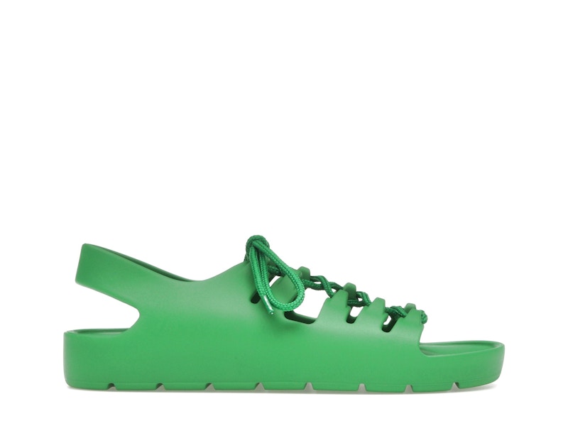 Bottega Veneta Jelly Lace Up Sandal Green (Women's)
