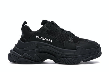 Balenciaga Triple S Triple Black (2018) Reissue Nondistressed (Women's)