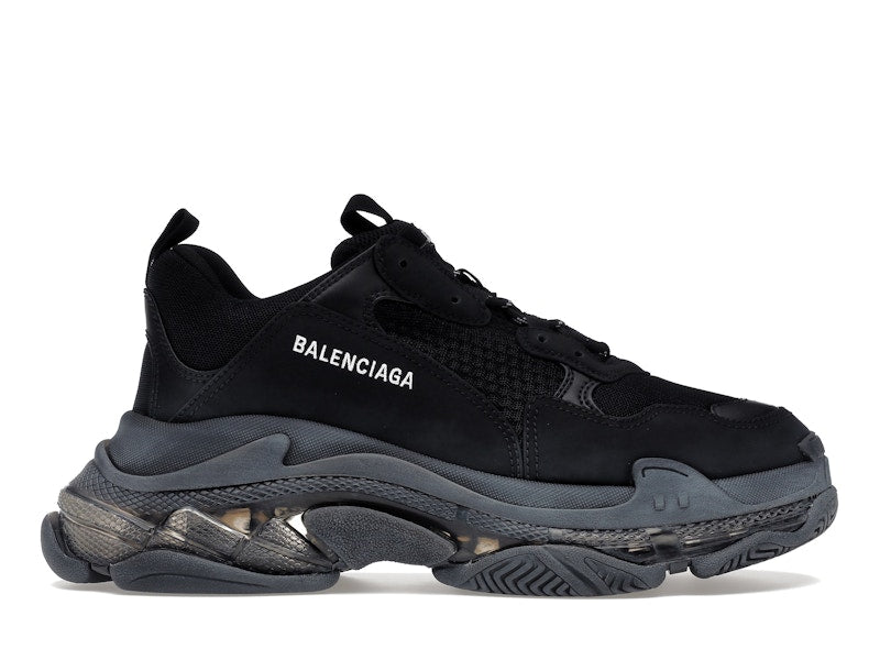 Balenciaga Triple S Clear Sole Black