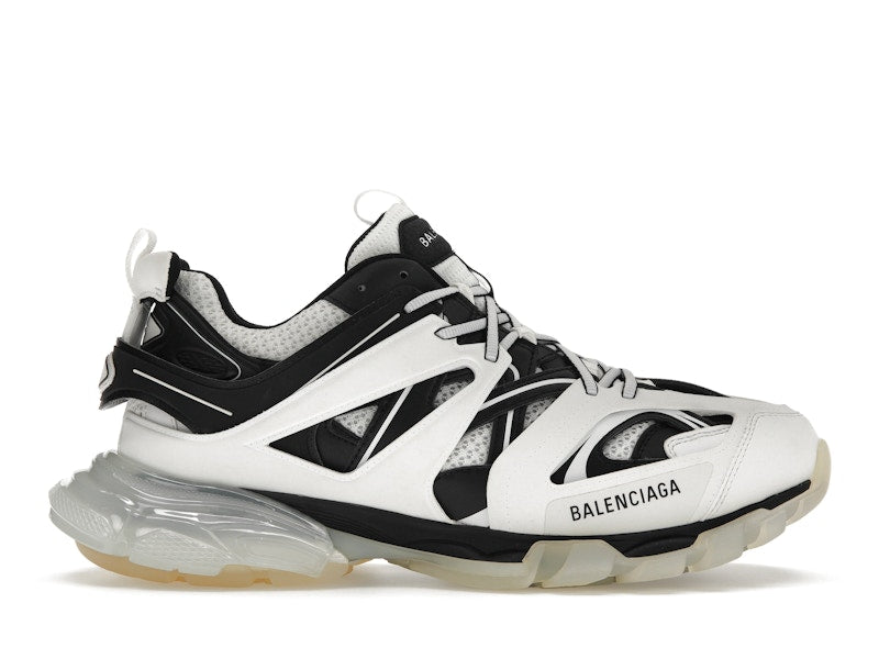 Balenciaga Track Clear Sole White Black