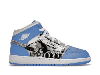 Jordan 1 Mid Sneaker School Game Winner (GS)