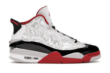Jordan Dub Zero White Varsity Red