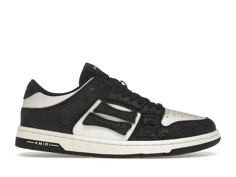 AMIRI Skel Top Low Shimmer Black White