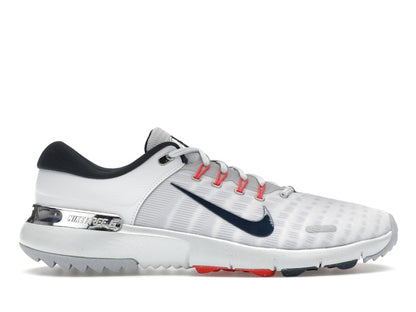 Nike Free Golf Pure Platinum Light Crimson Wolf Grey Armory Navy