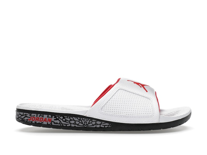 Jordan Hydro III Retro White University Red Cement