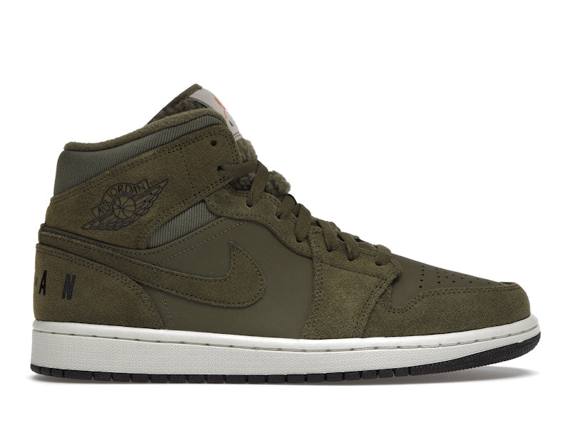 Jordan 1 Mid Olive Canvas (2018)