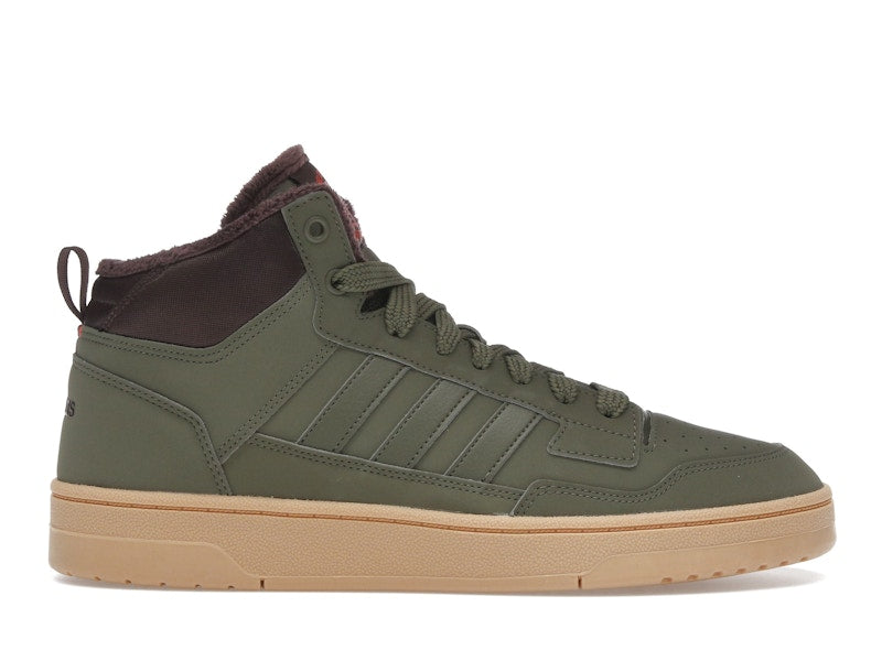 adidas Rapid Court Mid Winterized Olive Strata Shadow Brown Gum