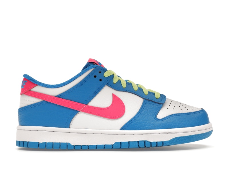 Nike Dunk Low Photo Blue White Light Lemon Twist Hyper Pink (GS)