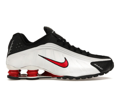 Nike Shox R4 Platinum Tint University Red Black