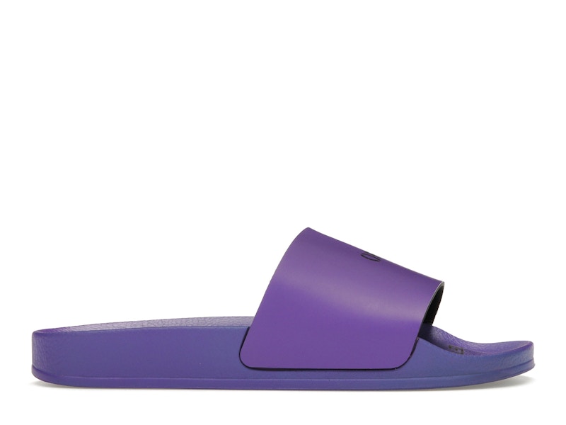 OFF-WHITE Off Stamp Slide Dark Violet Black (Women's)