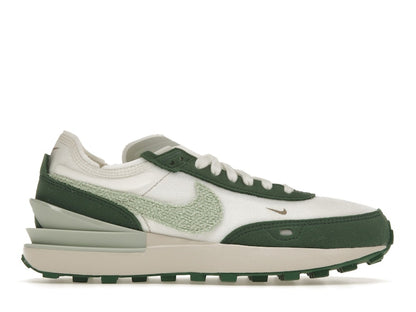 Nike Waffle One Summit White Moon Fossil Gorge Green Honeydew (Women's)