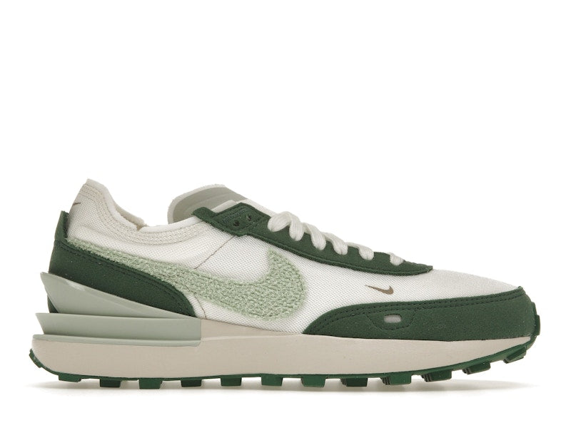 Nike Waffle One Summit White Moon Fossil Gorge Green Honeydew (Women's)