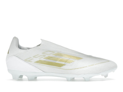 adidas F50 League Laceless Firm/Multi-Ground Cloud White Gold Metallic