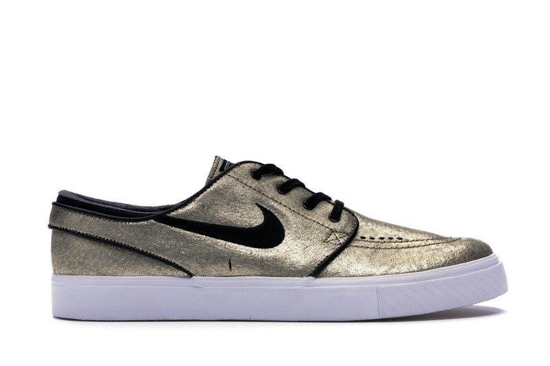 Nike SB Stefan Janoski Zoom Leather Metallic Gold