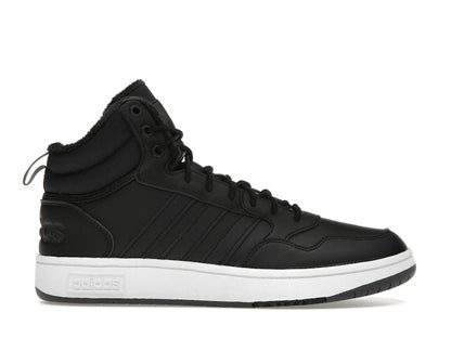adidas Hoops 3.0 Mid Classic Fur Lining Winterized Core Black Cloud White