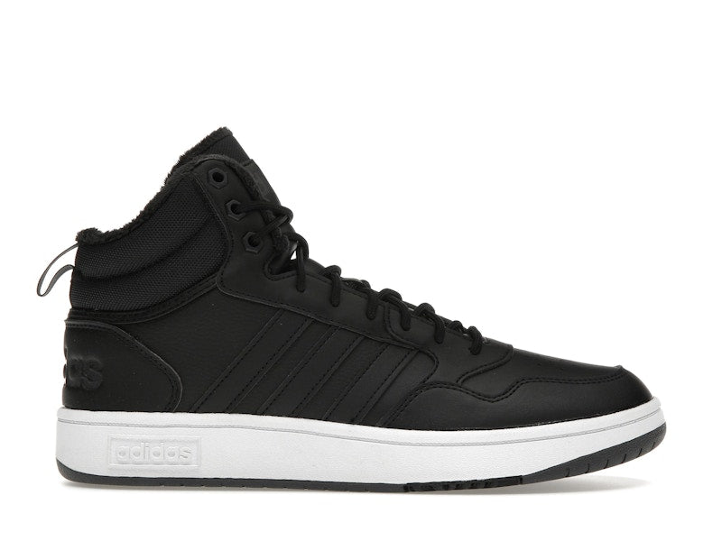 adidas Hoops 3.0 Mid Classic Fur Lining Winterized Core Black Cloud White
