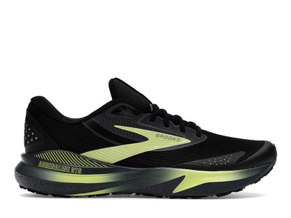 Brooks Adrenaline GTS 24 Weatherized Black Ebony New Yellow
