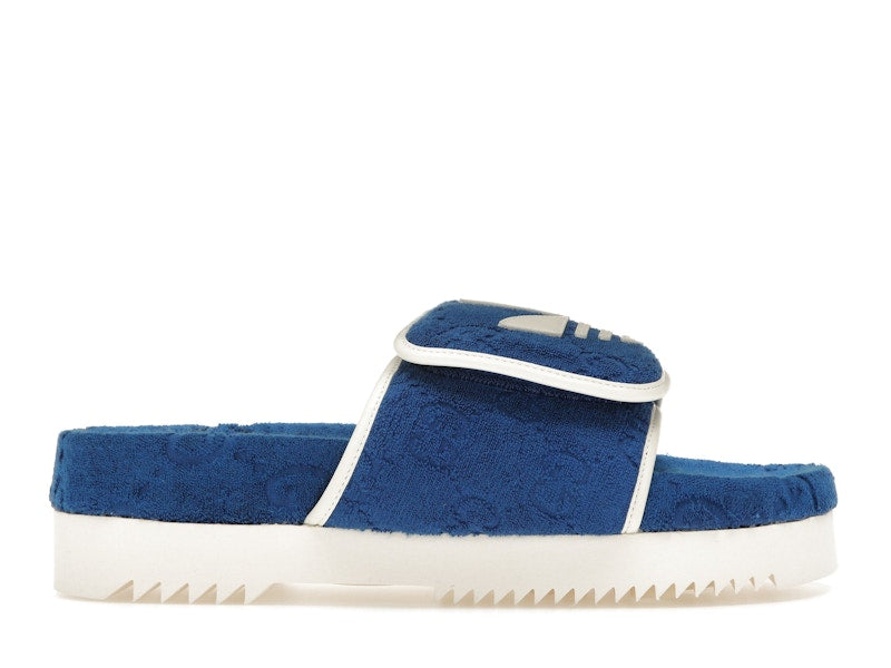 adidas x Gucci GG Platform Sandal Blue