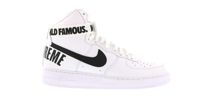 Nike Air Force 1 High Supreme World Famous White