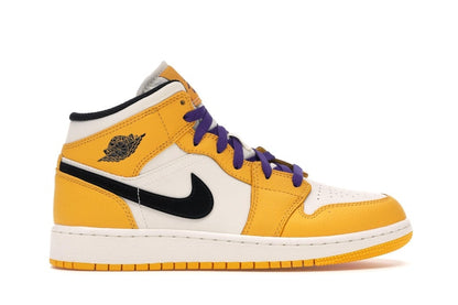 Jordan 1 Mid SE Lakers (GS)