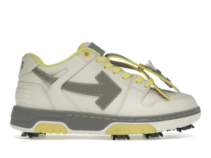 OFF-WHITE Out Of Office OOO Low Tops Golf Paris Hilinski Gray Yellow