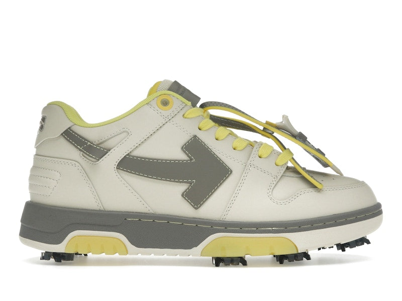 OFF-WHITE Out Of Office OOO Low Tops Golf Paris Hilinski Gray Yellow