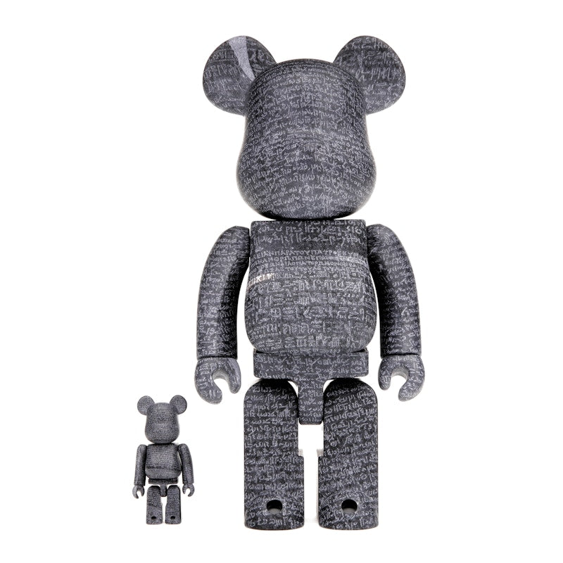 Bearbrick The British Museum (The Rosetta Stone) 100% & 400% Set