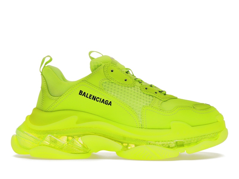 Balenciaga Triple S Clear Sole Fluo Yellow