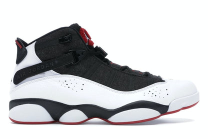 Jordan 6 Rings Black White Gym Red