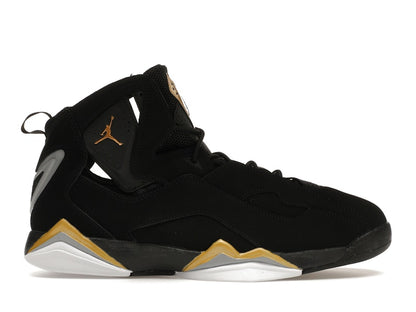 Jordan True Flight Black Metallic Gold