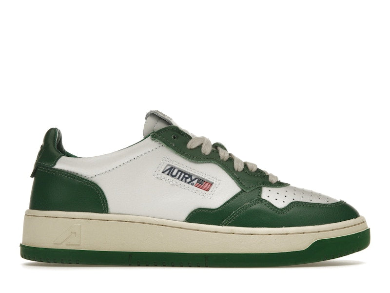 Autry Medalist Leather Low Green White