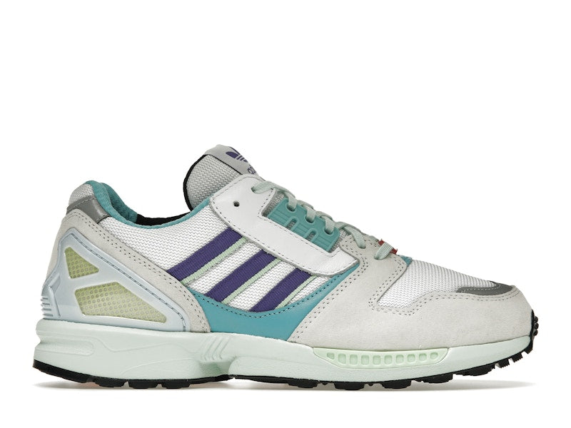 adidas ZX 8000 White Purple Aqua