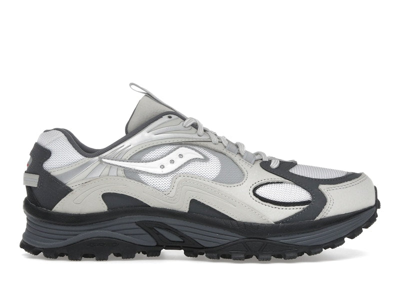 Saucony Grid Aura X Grey Pack White
