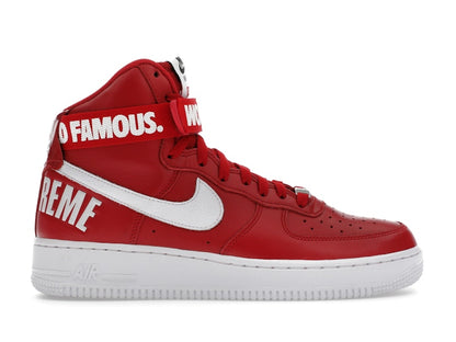 Nike Air Force 1 High Supreme World Famous Red