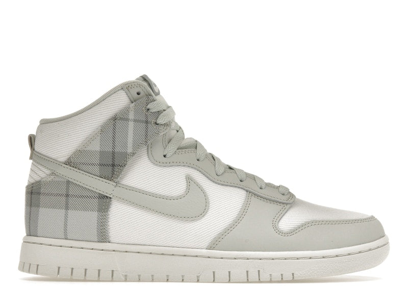 Nike Dunk High SE Tartan Plaid White Light Green