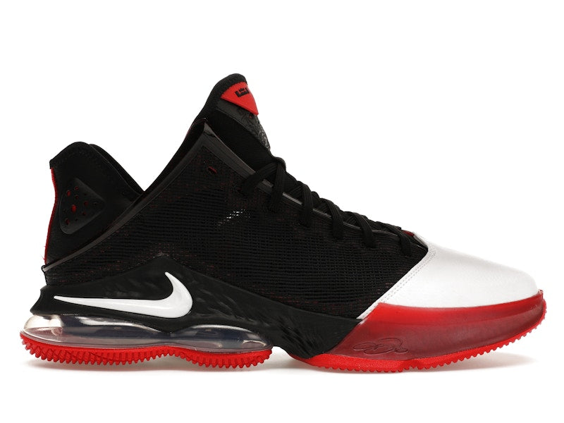 Nike LeBron 19 Low Black White University Red