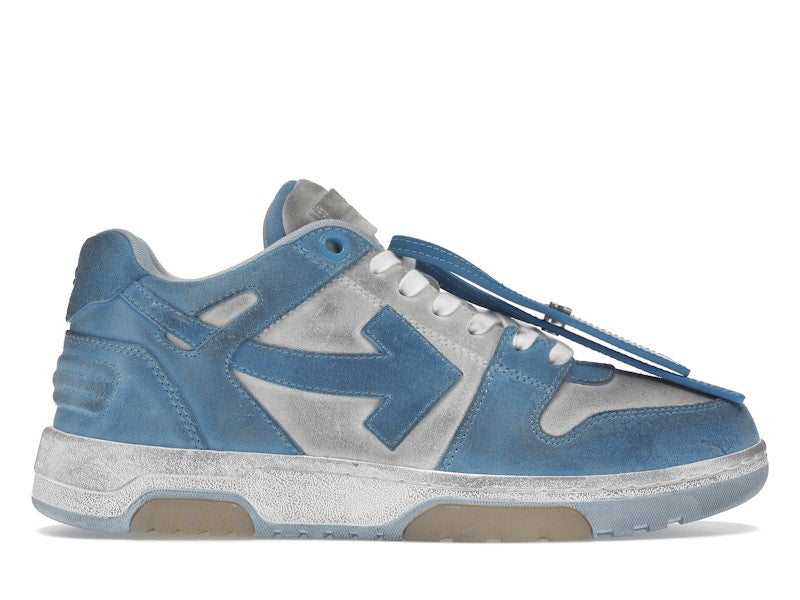 OFF-WHITE OOO Low Out Of Office Suede White Light Blue