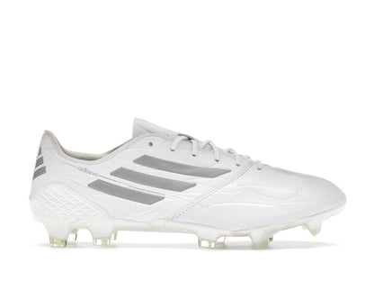 adidas Adizero F50 4 Leather FG White Silver Metallic